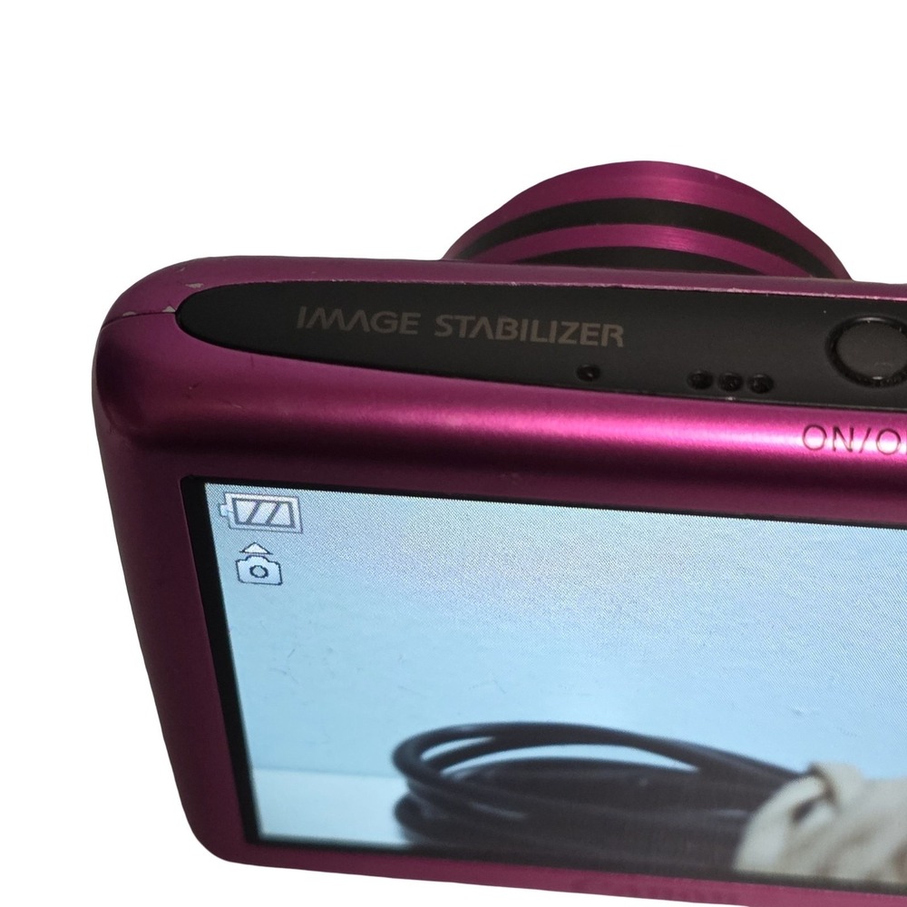 Canon PowerShot SD1400 IS 14.1MP Digital ELPH Camera Pink w/4x Zoom - Picture 8 of 16